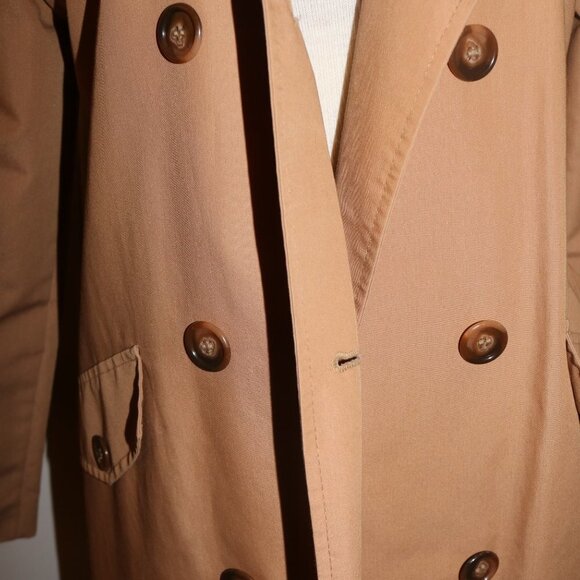 Sears vintage ladies raincoat trench coat no liner excellent - Picture 7 of 11